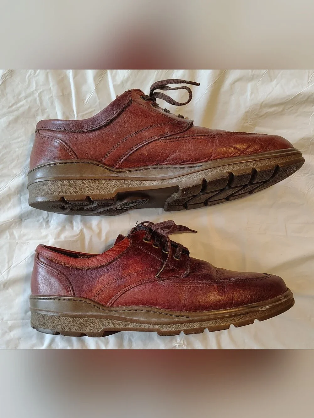 Ecco Biom Brown Leather Lace-Up Derby's Style 6036 Men's Shoes Size 10